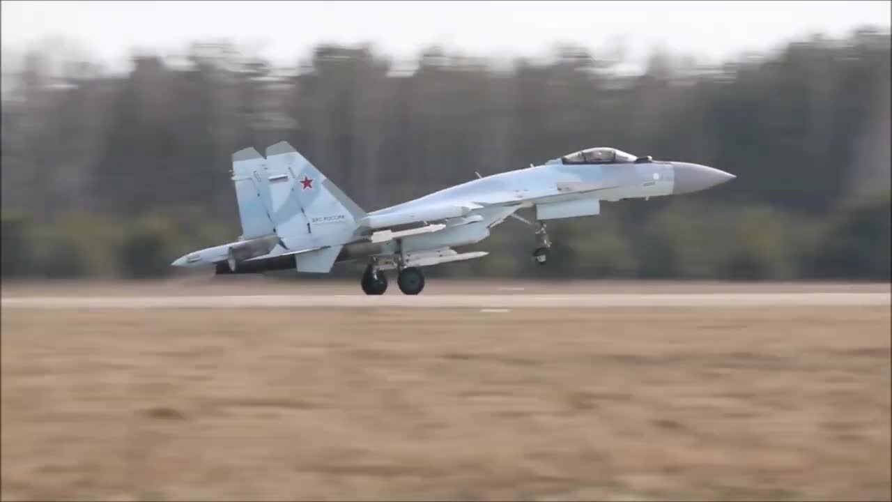 Participation Of Su-35 Aircraft Of The Russian Aerospace Forces In A Special Military Operation.