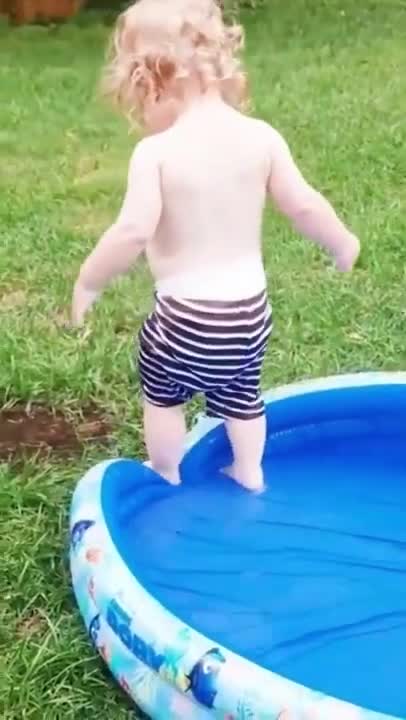 Funny baby videos playing
