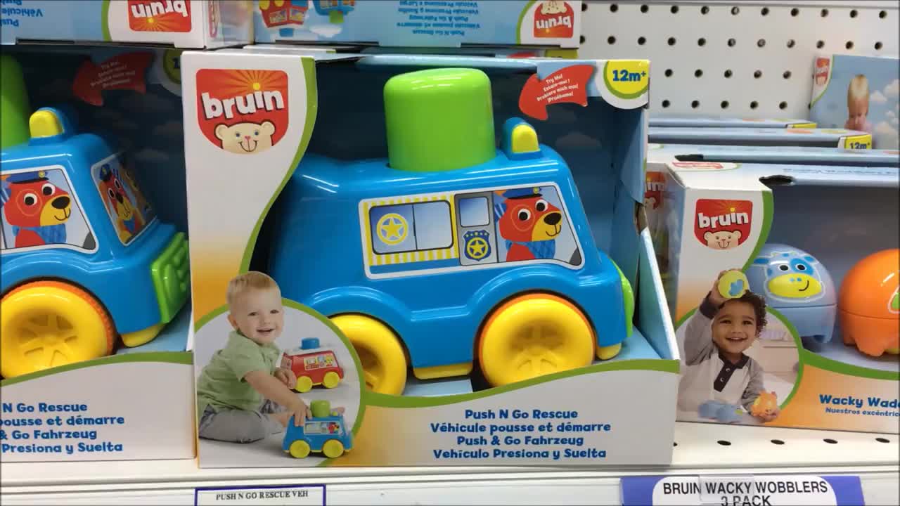 Push n Go Rescue Bus