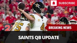 Saints Announce Starting QB After Derek Carr Injury