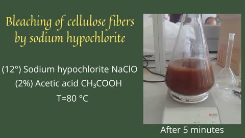 Bleaching of cellulose fibers