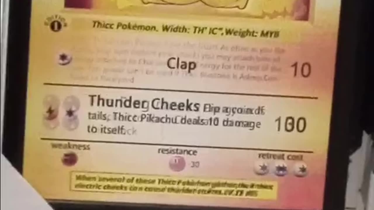 Pokémon | Thicc Pikachu