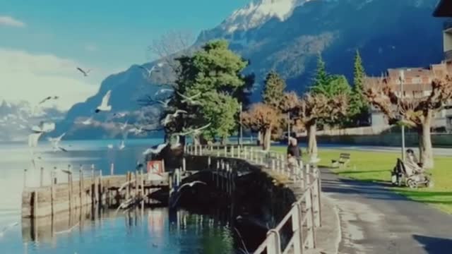 Swiss town of Interlaken