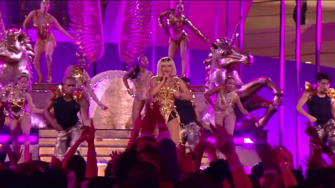 Nicki Minaj Performs “Majesty,” “Barbie Dreams,” “Ganja Burn,” “FeFe” _ MTV VMAs _ Live Performance