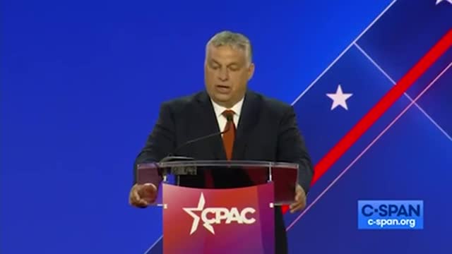 Hungarian Prime Minister Viktor Orban has spoken at the CPAC.