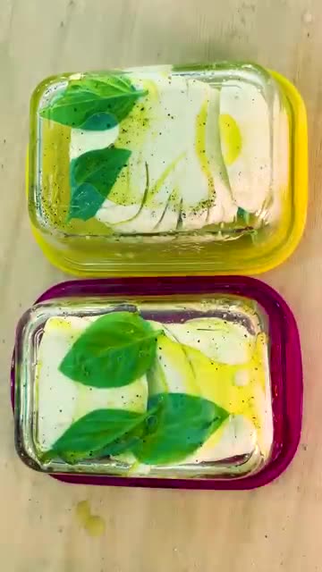 Homemade Basil-Infused Mozzarella Cheese #chefpachi #shortsfood #cookinghack #cookingguide
