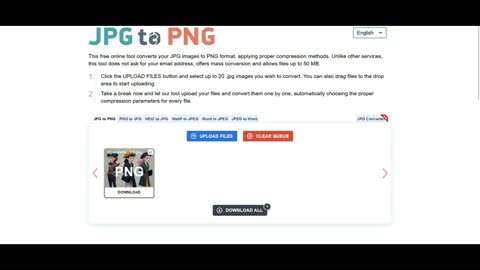 How to convert jpg image to png image