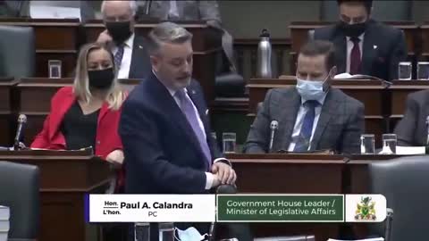 Ontario (Pureblood) MPP Cites Pfizer & Starts Questioning The Massive Increase in Vaccine Injury