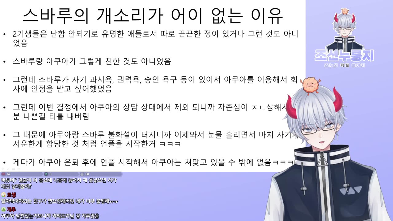 오오조라 스바루의 눈물이 어이 없는 이유 - 미나토 아쿠아 졸업 관련