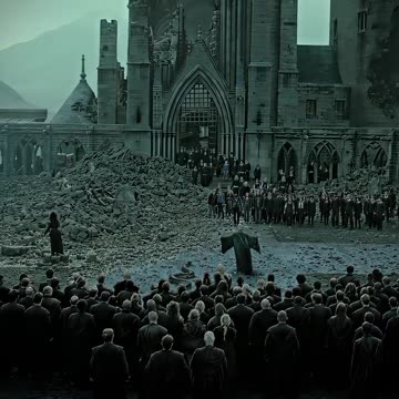 'Harry Potter is DEAD' - Harry Potter Deathly Hallows Part 2 - Battle of Hogwarts Edit - Bloody Mary