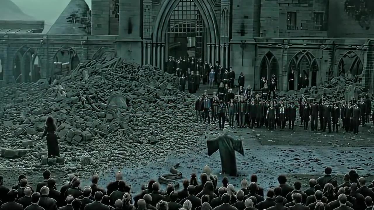 'Harry Potter is DEAD' - Harry Potter Deathly Hallows Part 2 - Battle of Hogwarts Edit - Bloody Mary