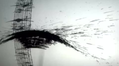 Here is video of a seismograph recording which has been speed up 3x when