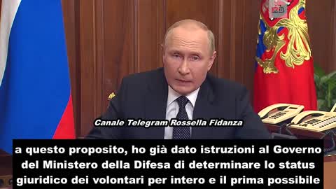 Putin, Russia, Putin annuncia la mobilitazione parziale - 21-09-2021