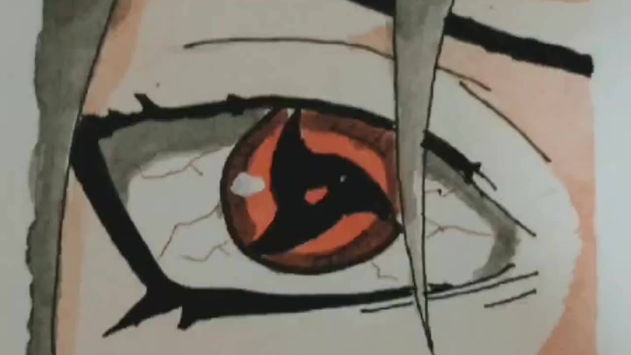 Itachi uchiha's mangekyou sharingan 🥵🥵🥵🥶💦🩵