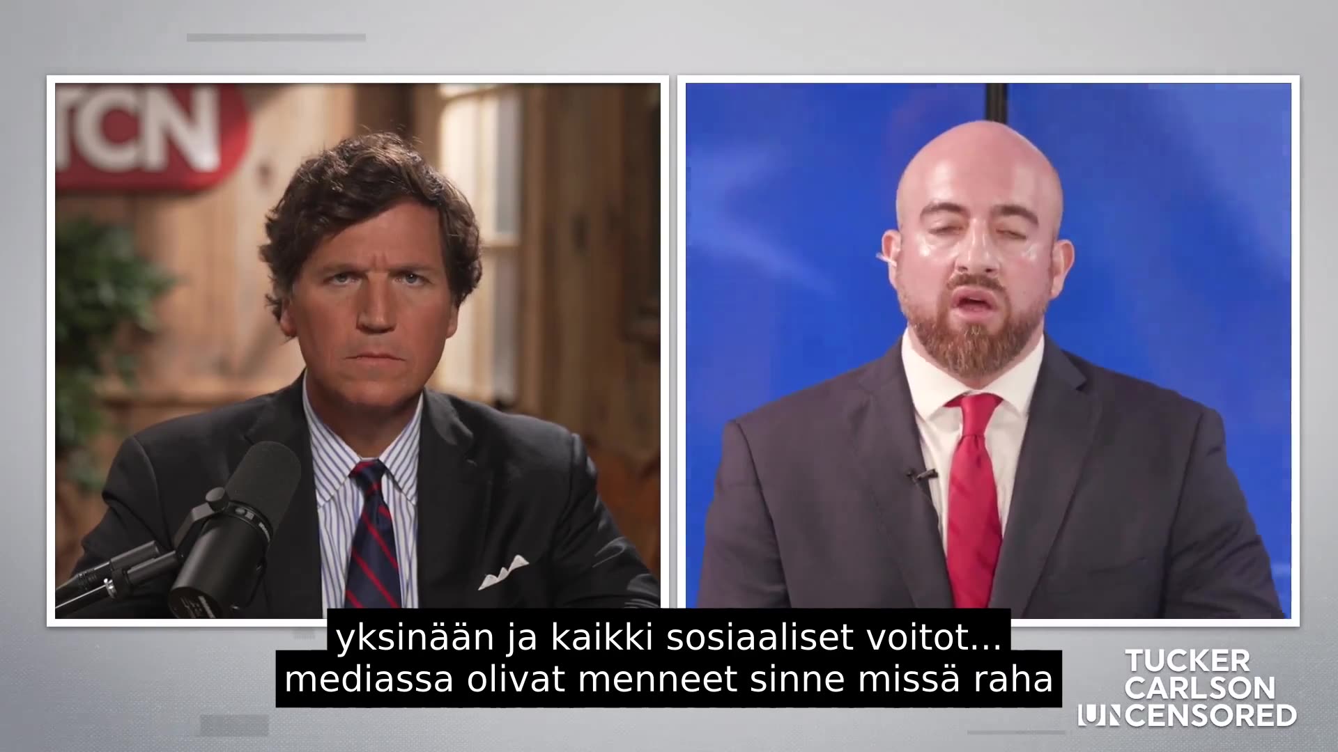 Suomennettua: Tucker Carlson haastattelee Mike Benziä sensuuriteollisuudesta