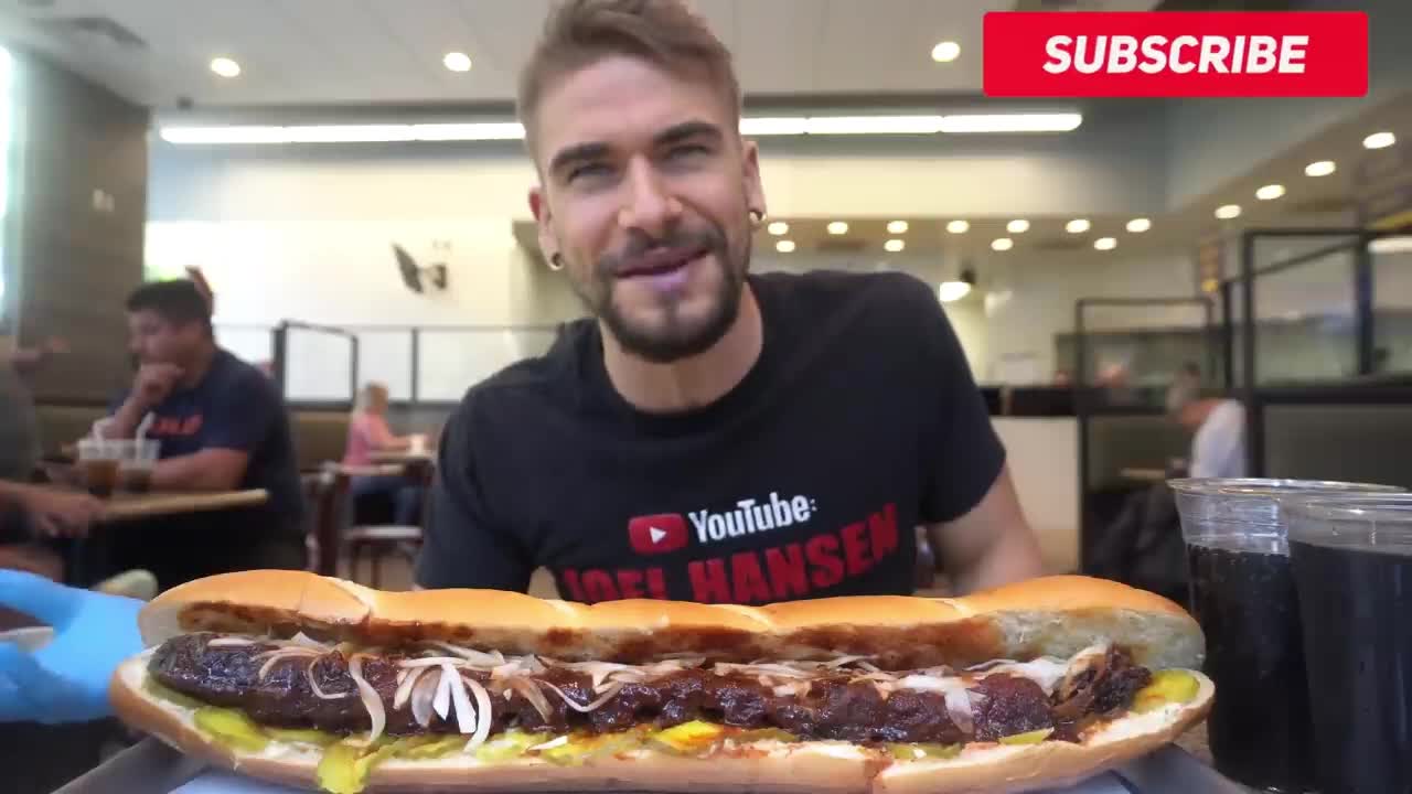 World's largest McDonald's "MCRIB" Challenge