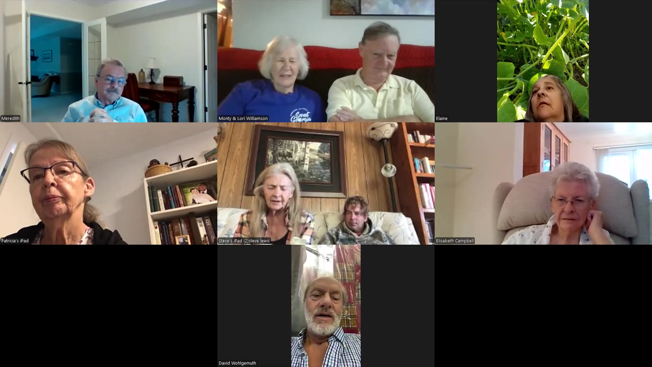 Zoom Prayer and Share Meeting - Aug.28/2024