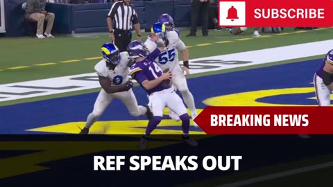 Ref Speaks Out On Controversial No-Call In Vikings-Rams Game