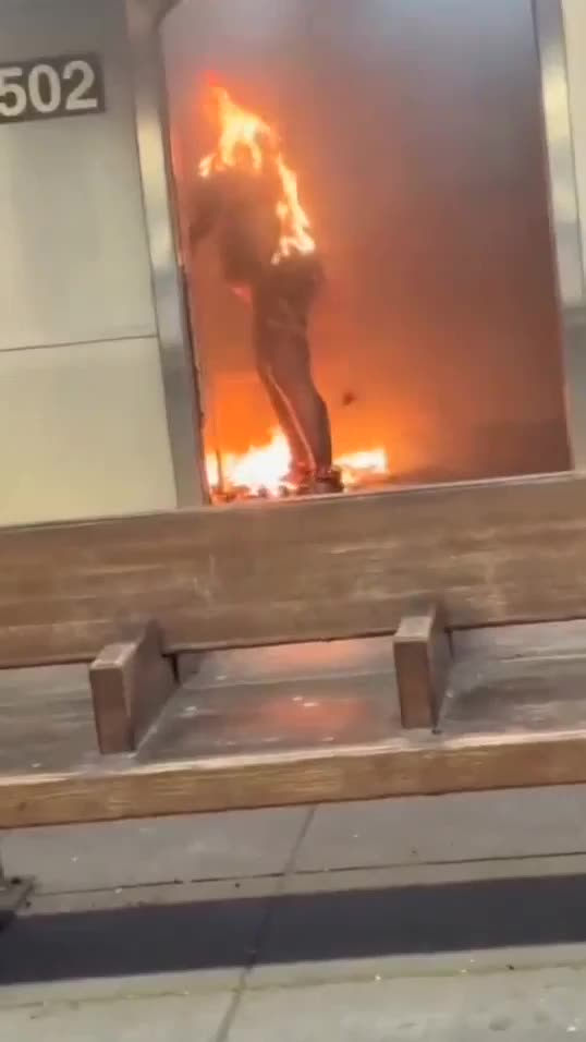 HEARTBREAKING: New footage shows a woman being burned alive on a NYC subway after ...