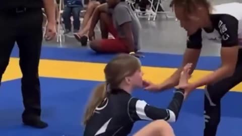 13-year-old kid wins against a black belt