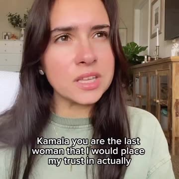 Alexandra Lains: Kamala says to “trust women.” 🔥