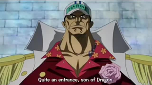 LUFFY VS THREE ADMIRALS