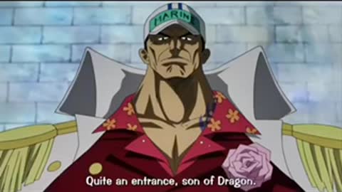 LUFFY VS THREE ADMIRALS