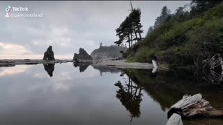 Ruby Beach reflection