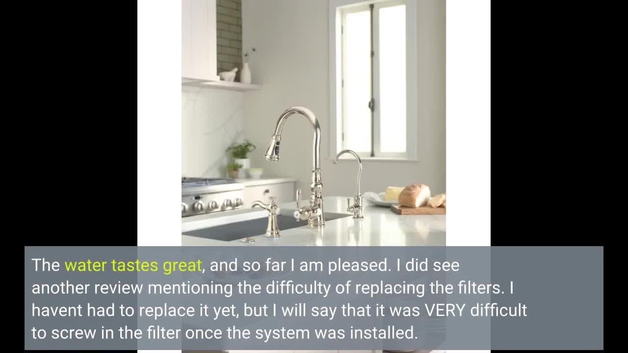 Moen S5500 Water Filtration System for Moen Sip-Overview