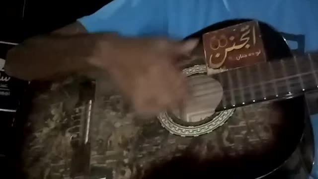 Playing guitar at scw