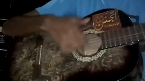 Playing guitar at scw