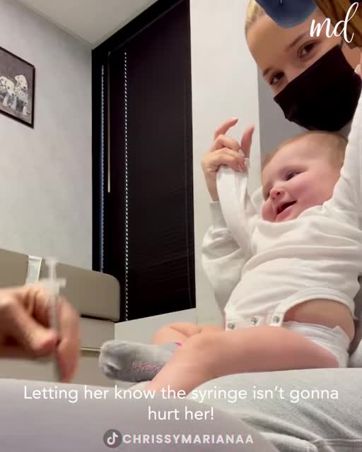 Sofia didn't even flinch because of this caring doctor! 💉