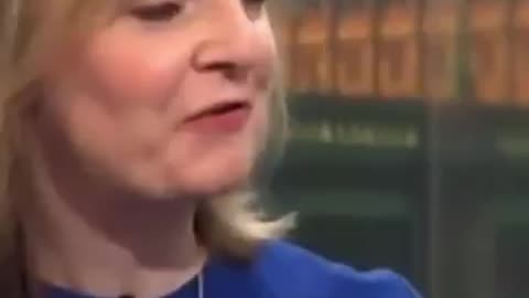 Liz Truss when asked about her house building plans in an interview and she tries to talk smart