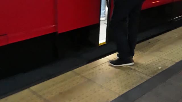 Catching the Trolley in Downtown San Diego at night... Episode 1...