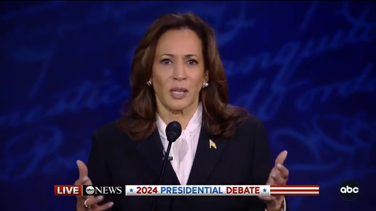 Kamala Harris closing remarks during ABC News presidential debate