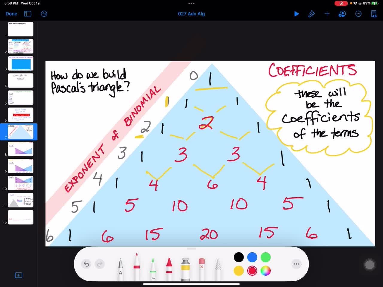 027 Advanced Algebra