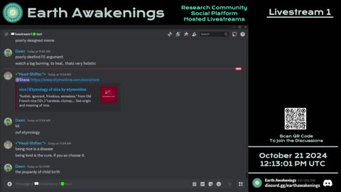 Earth Awakenings - Livestream 1 - #1940