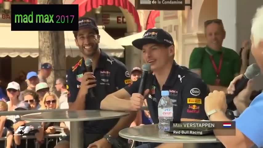 Daniel Ricciardo and Max Verstappen FUNNY MOMENT