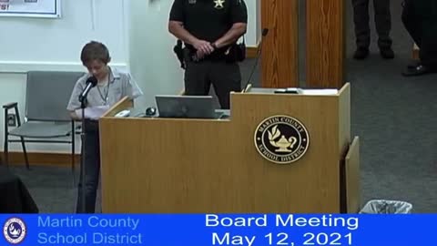 Ten Year Old Chastises School Board