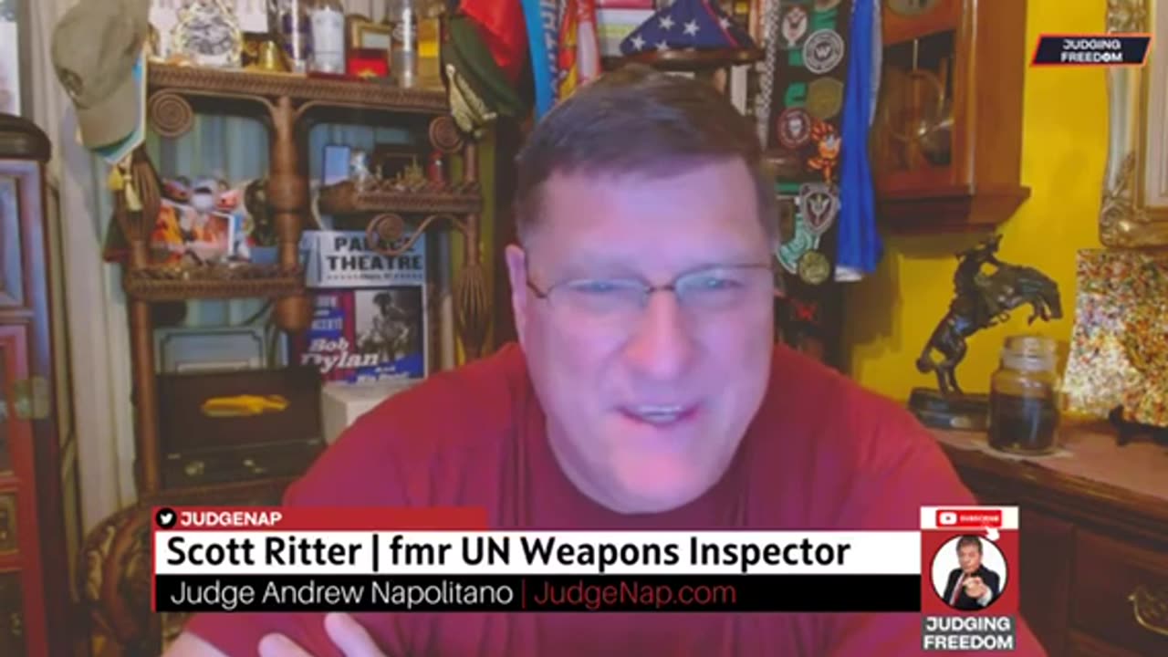 Judge Napolitano interviews Scott Ritter re Lebanon Explosions.