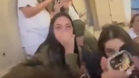 A video has surfaced online showing hostages taken captive during attack on Israel.