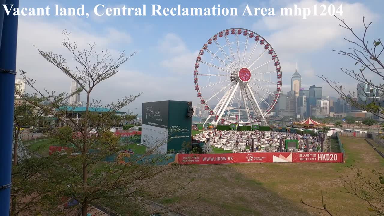 中環填海區空地 Vacant land in the Central Reclamation Area, Hong Kong, mhp1204, Mar 2021