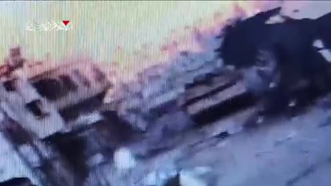 Al-Qassam targeted a Merkava tank and 4 Zionist soldiers in Gaza