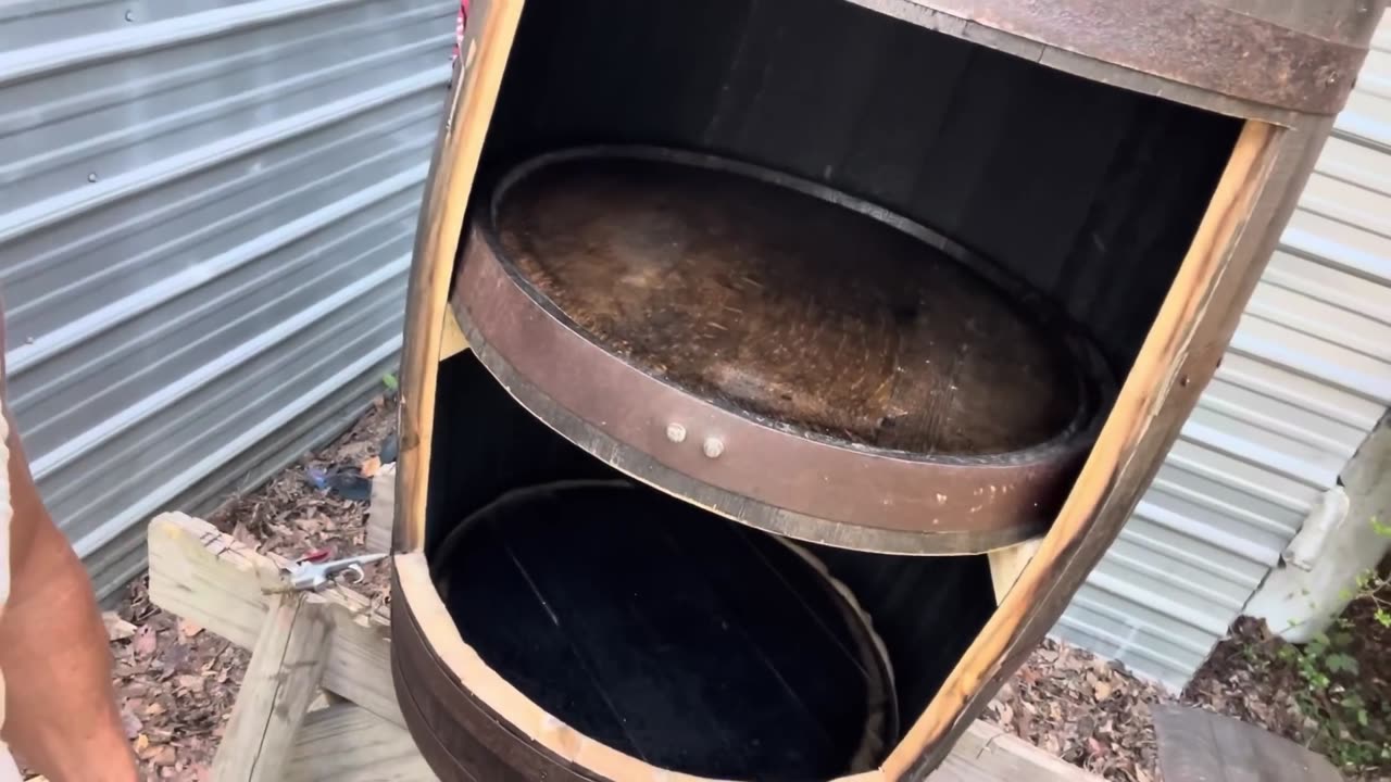 Let's Make a Whiskey Barrel Cabinet While We at It!