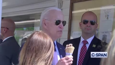 Reporters Fawn Over Biden Sharing His Ice Cream Flavor
