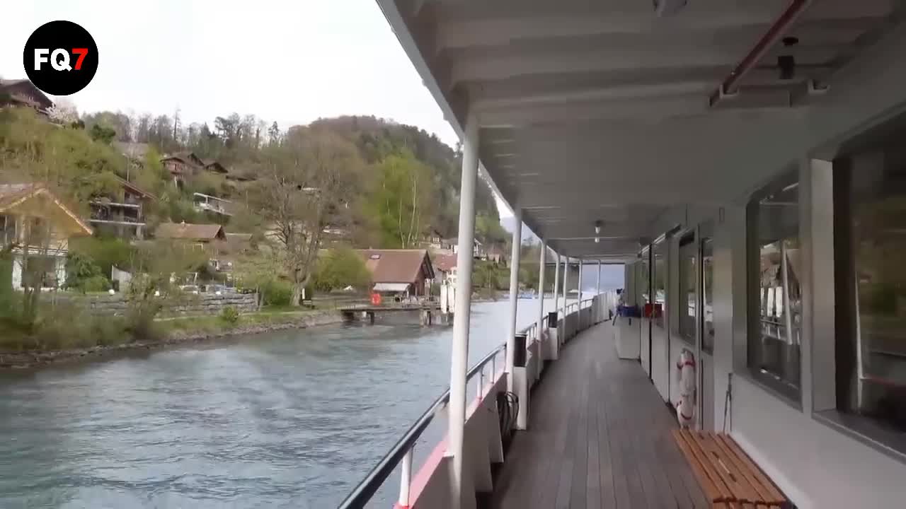 eril is immersed in the swiss river