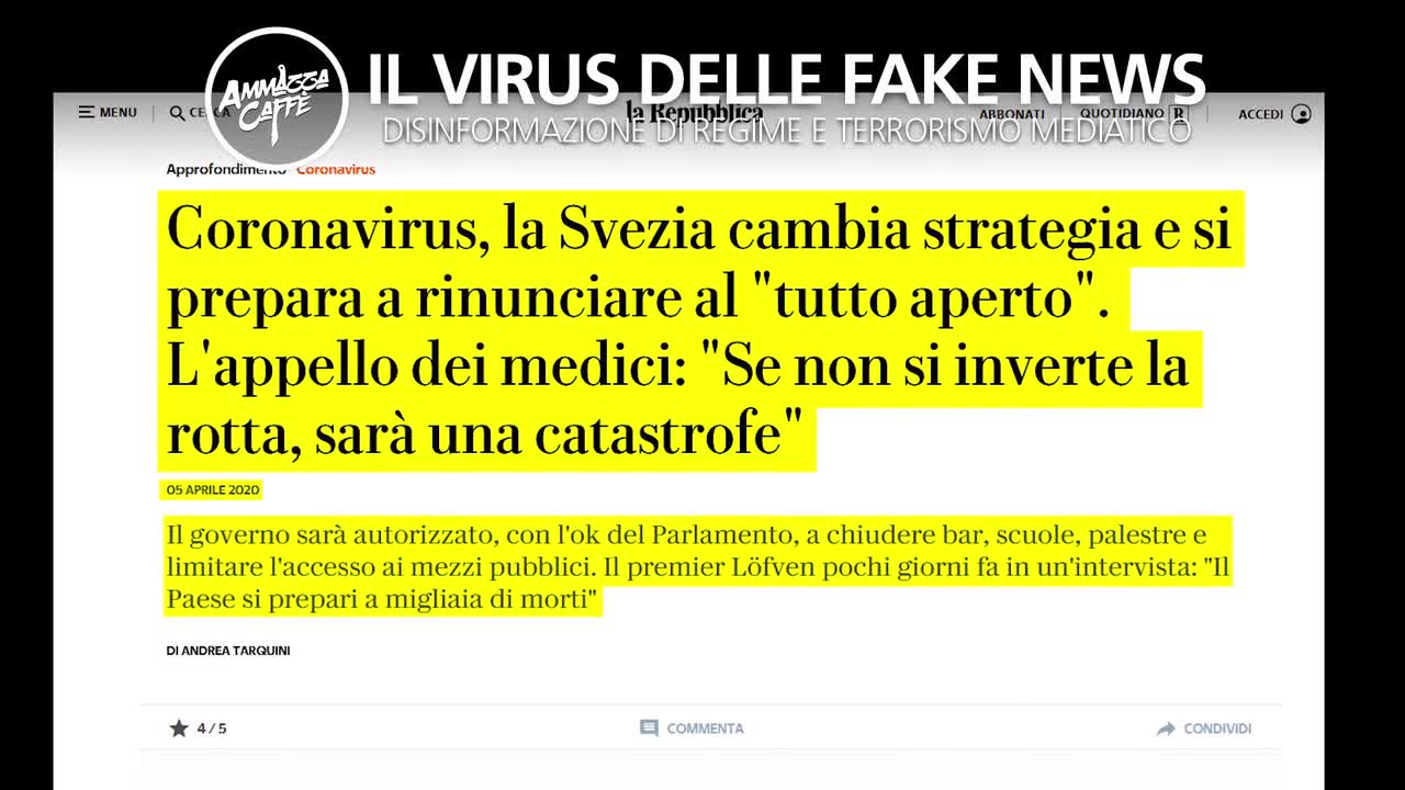 IL VIRUS DELLE FAKE NEWS