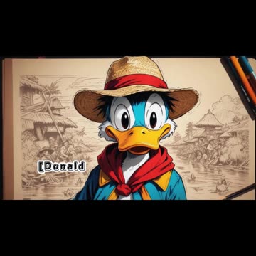 [Donald Duck AI Cover] One Piece Opening 10 Hiroshi Kitadani/TVXQ - We Are!