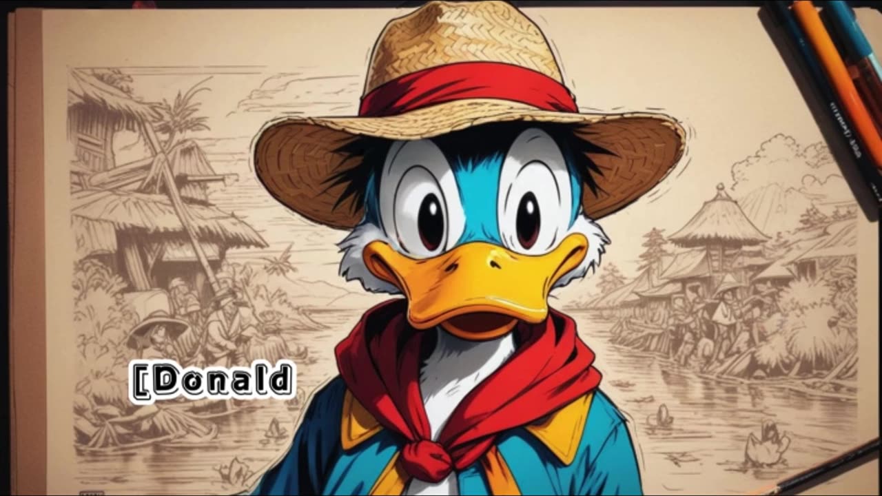 [Donald Duck AI Cover] One Piece Opening 10 Hiroshi Kitadani/TVXQ - We Are!