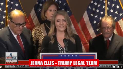 Jenna Ellis calls the Fake News Media (11-19-20)